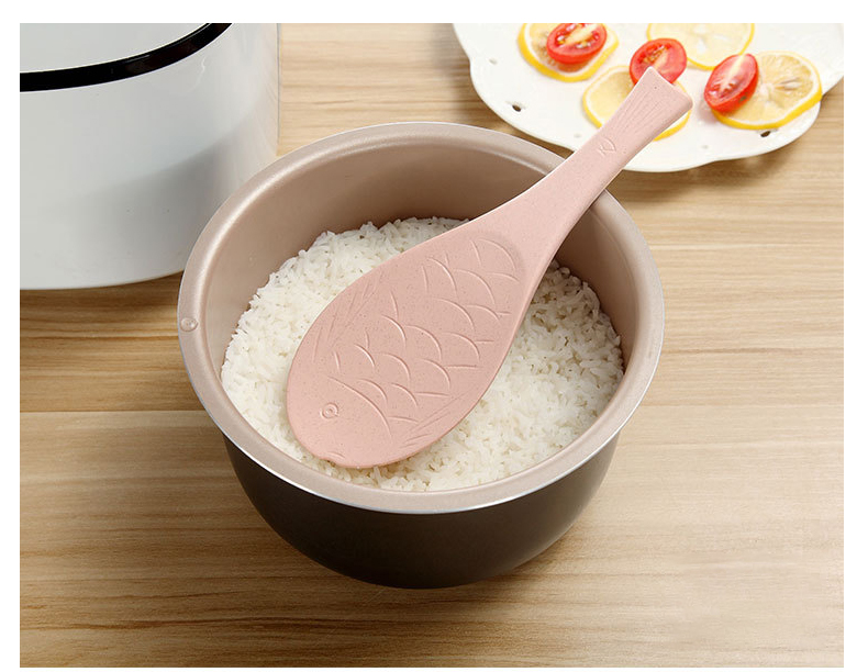 Muỗng gạo hình con cá Chén không dính nồi cơm điện nhỏ dao làm bếp