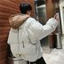 Cotton nam dịch vụ bánh mì sinh viên Hàn Quốc áo khoác ngắn mùa đông 2018 mới bf Quần áo nam phong cách dày áo khoác bomber nam Trang phục Couple