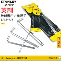 Stanley Stanley Indanley British System Ball head Hexagon Wrench 1 16 5 64 3 32 7 64 1 8 9 64