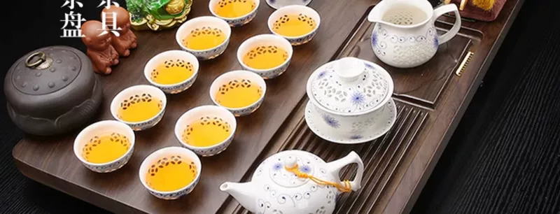 Hộ gia đình nhỏ khay trà hoàn toàn tự động Ge Lò trà đáy nước sôi ấm siêu tốc tích hợp trà để bàn trà sang trọng biển bàn trà điện mini