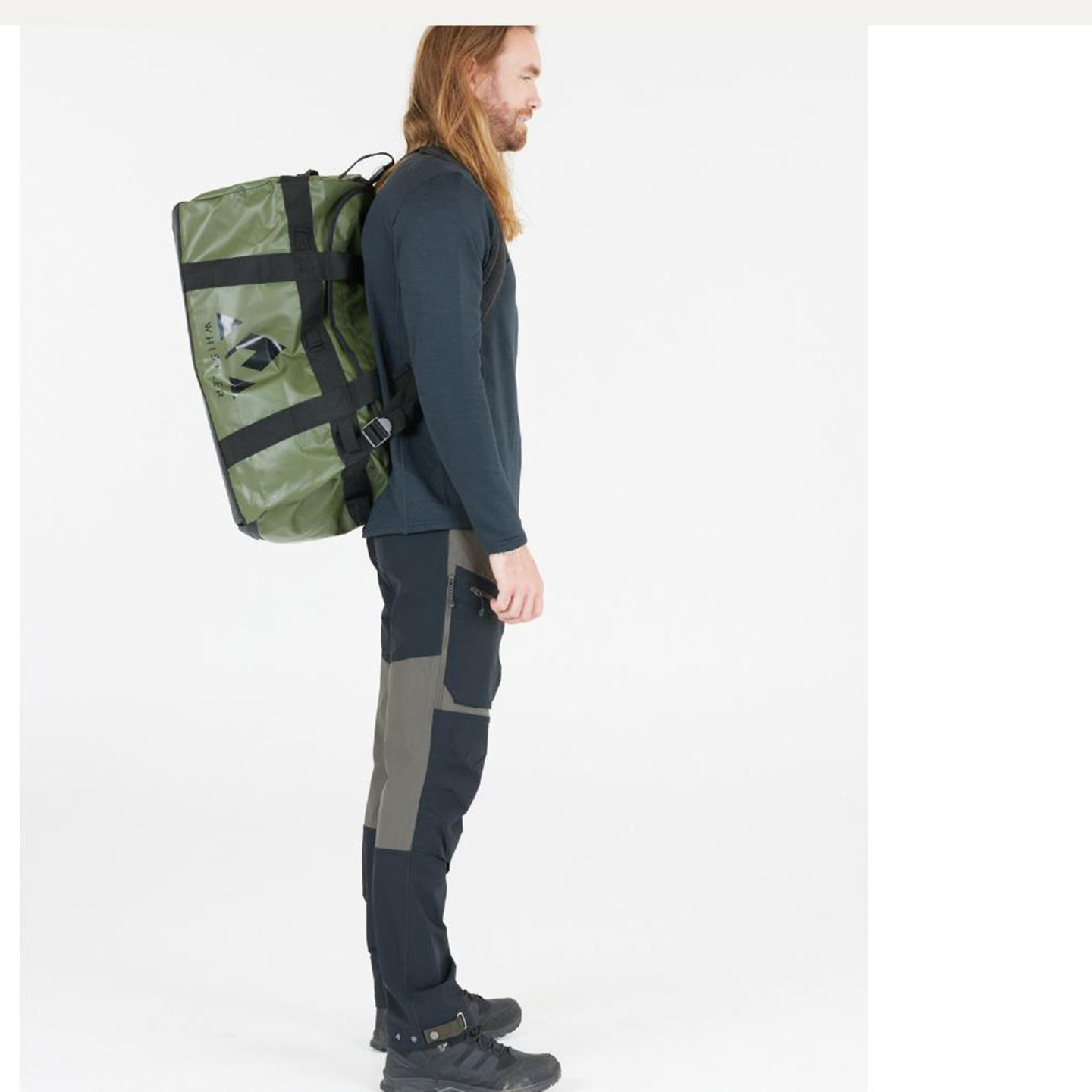 Outdoor waterproof and wear-resistant 60L pannier bag