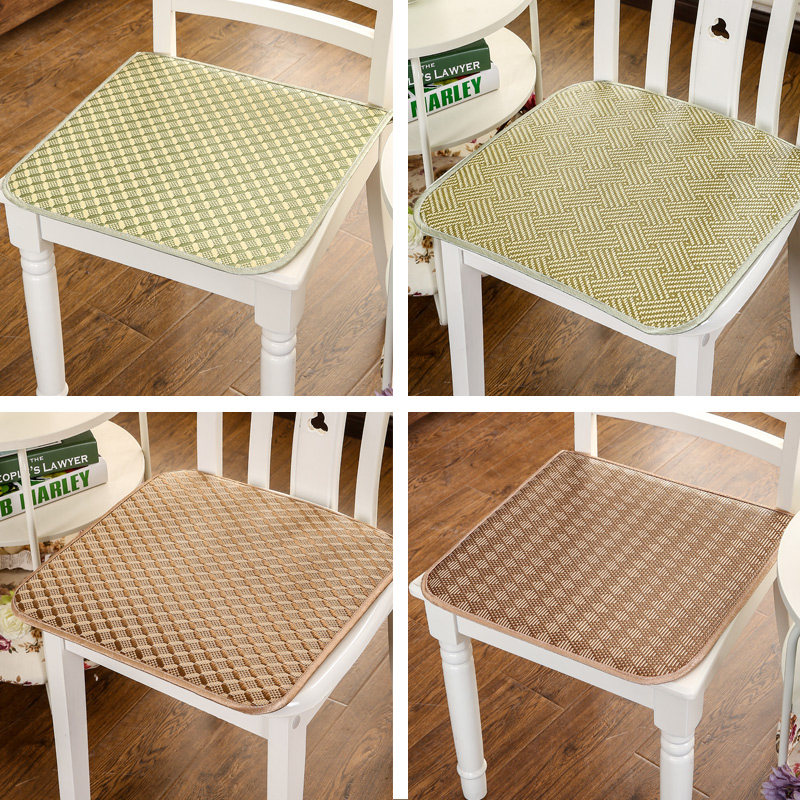 Ice silk cushion summer cool chair cushion cool seat cushion chair summer cushion office computer chair rattan seat dining chair cushion