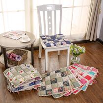 Splice and thickened cotton cushion non-slip dining chair cushion student stool chair cushion office car cushion pastoral modern