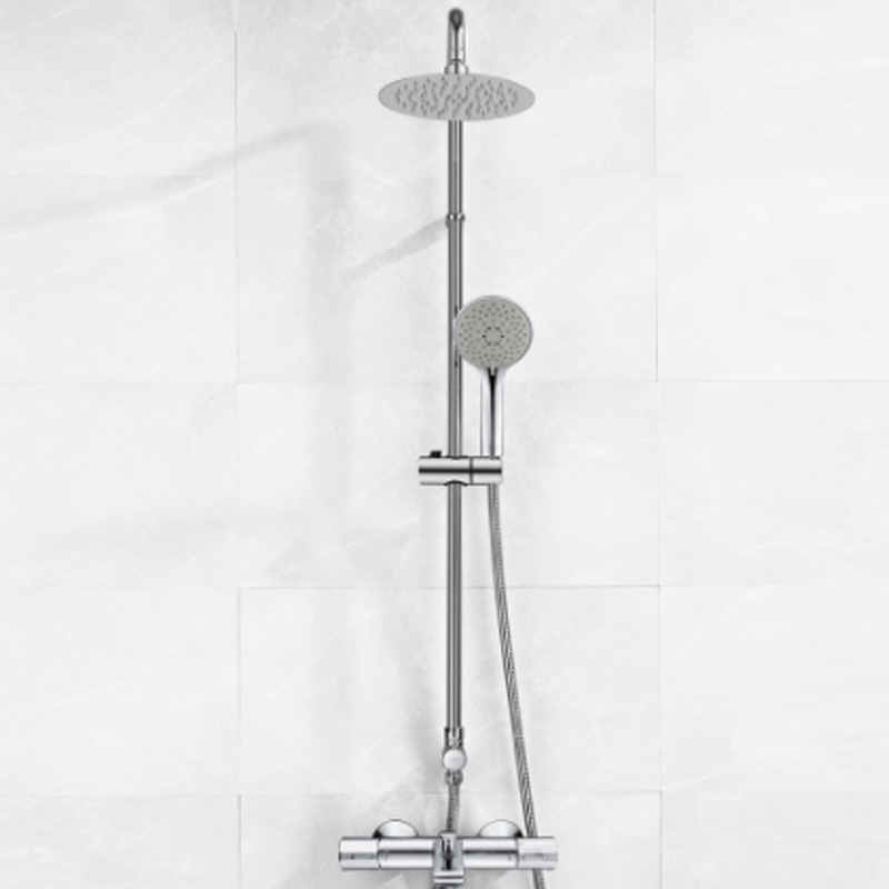 American AEddie Coke wall-mounted bathtub thermostatic control shower shower head suit full copper regulating valve 4946
