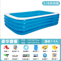 Синий и белый 3,05 метра четыре этажа [Deluxe Package] Одна остановка на одну остановку