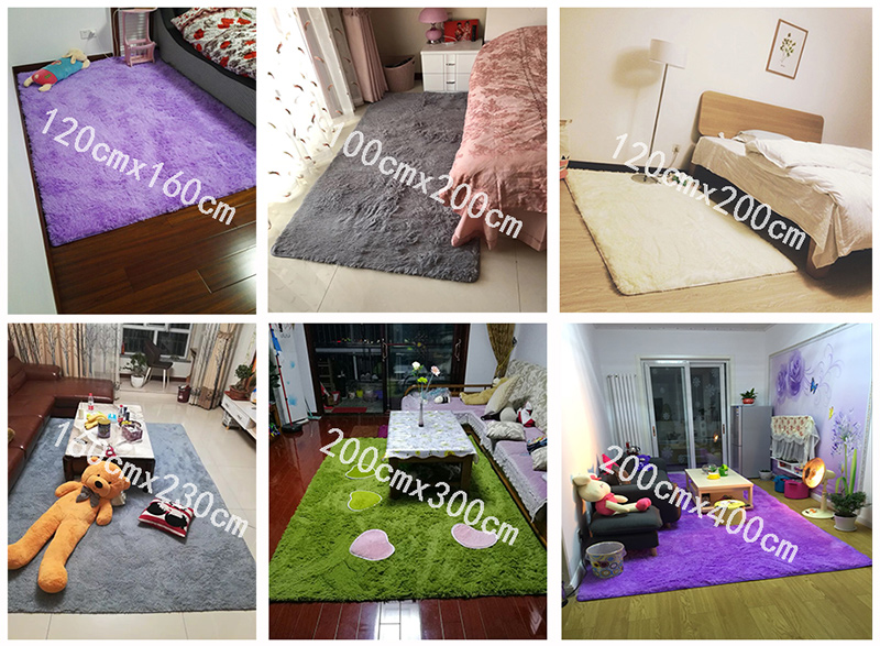 giường nhà cửa phòng ngủ thảm cho cô gái dễ thương trong màu hồng phòng công chúa phòng khách thảm tóc dài tùy chỉnh sang trọng - Thảm thảm chống trượt
