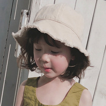 Hat Mens and womens childrens burr fishermans hat autumn Korea ins net red casual wild childrens sunscreen sun hat