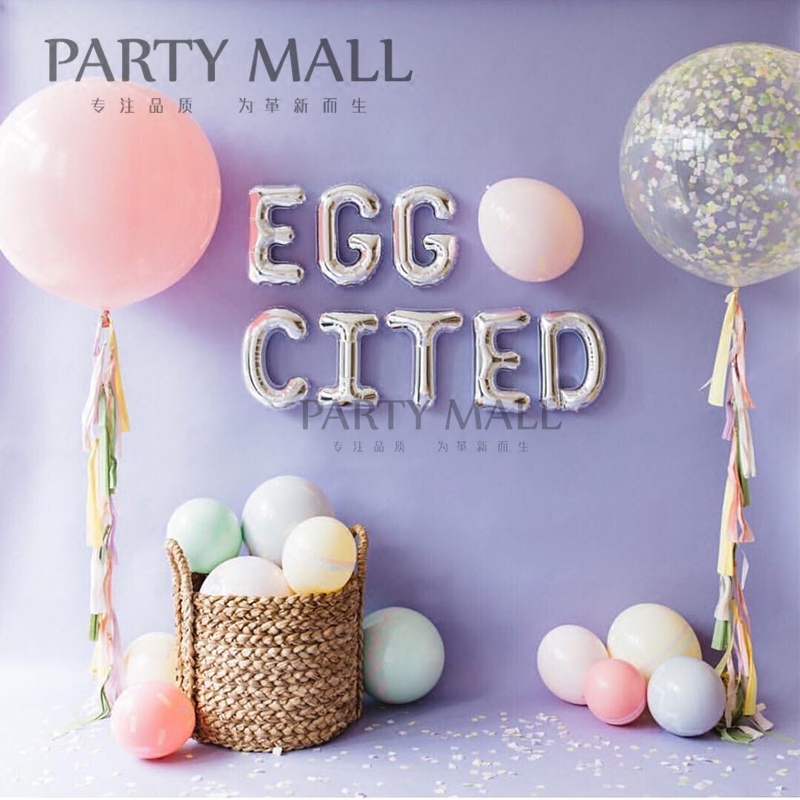 US imported photo 30 inch round standard color balloon dessert birthday party arrangement