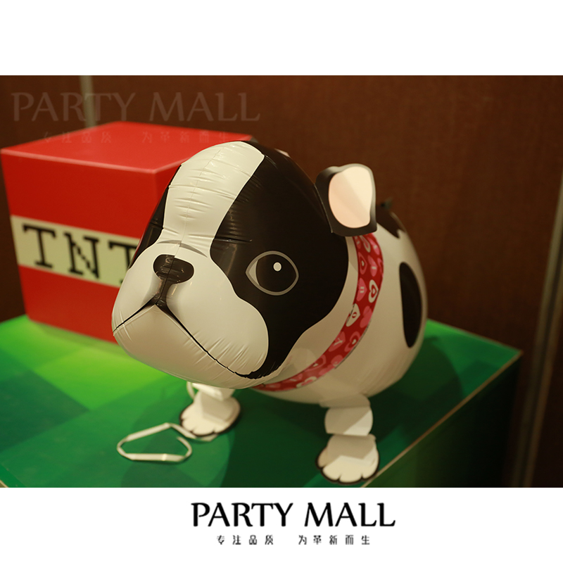 French Bulldog Balloon Black and White Dairy Dog Japanese Imported SAG Walking Small Pet Balloon