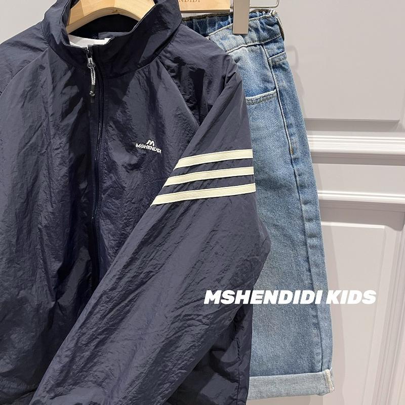2026 Spring New Children's Sun Protection and Windproof Jacket, Children's Sports Coat for Boys and Girls with Three Stripes, Stylish 2026 Spring New Children's Sun Protection and Windproof Jacket, Children's Sports Coat for Boys and Girls with Three Stripes, Stylish