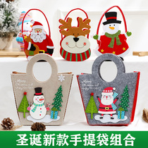 Deer non-woven Christmas Eve gift bag cute handbag Christmas gift bag gift bag