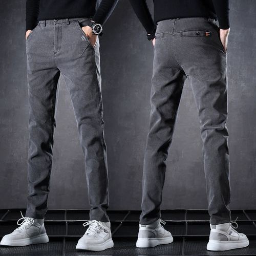 Демисезонные трендовые джинсы, утепленные повседневные брюки, штаны, оверсайз, свободный прямой крой