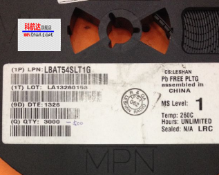 LBAT54SLT1G LBAT54SLT1G BAT54SLT1G patch audion web version printed LD3 package SOT23 50 only