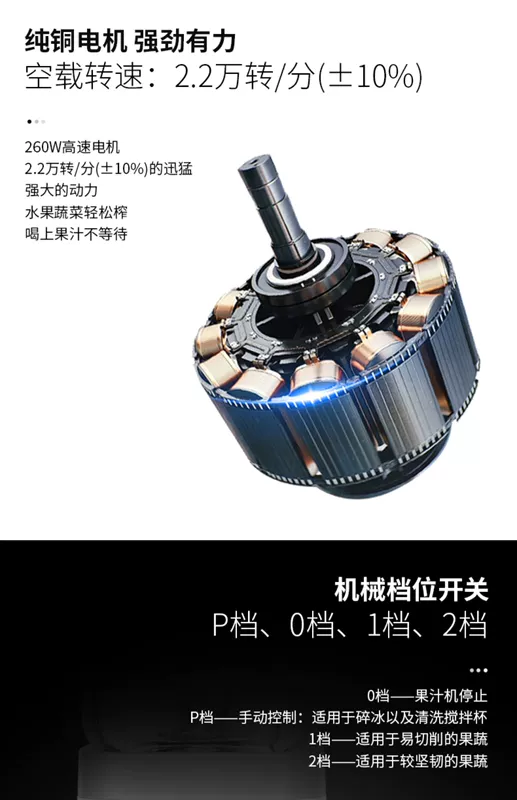 Máy ép trái cây mới Miji của Đức máy ép ly thủy tinh nhỏ máy ép trái cây gia đình MB 2301 - Máy ép trái cây máy ép chậm unold