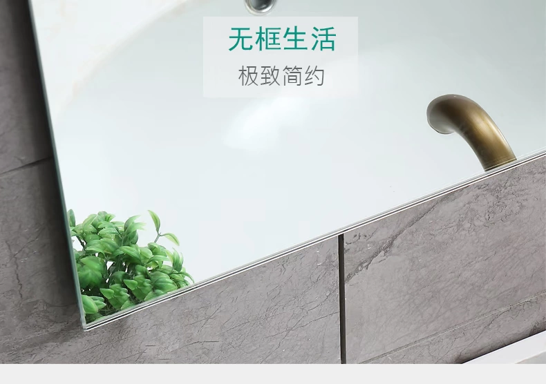 Huashen dán gương khâu tủ quần áo dài gương không khung kết hợp gương treo tường tủ quần áo gương phòng ngủ ký túc xá phù hợp gương - Gương