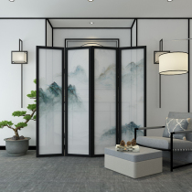  Entrance Chinese-style screen partition living room folding mobile occlusion bedroom modern simple entry door household solid wood folding screen