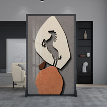 2022 new screen partition living room modern minimalist light luxury mobile office blocking entrance custom seat screen
