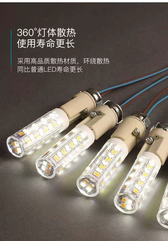 Đèn LED siêu sáng pin g9 bóng đèn 220V độ sáng cao G4 Pin đèn hạt 12V ánh sáng trắng 3 màu mờ 9w12w nguồn sáng