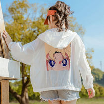 Girls Summer sun protection clothes breathable 2022 new girls CUHK child summer light and thin anti-UV children sunscreen