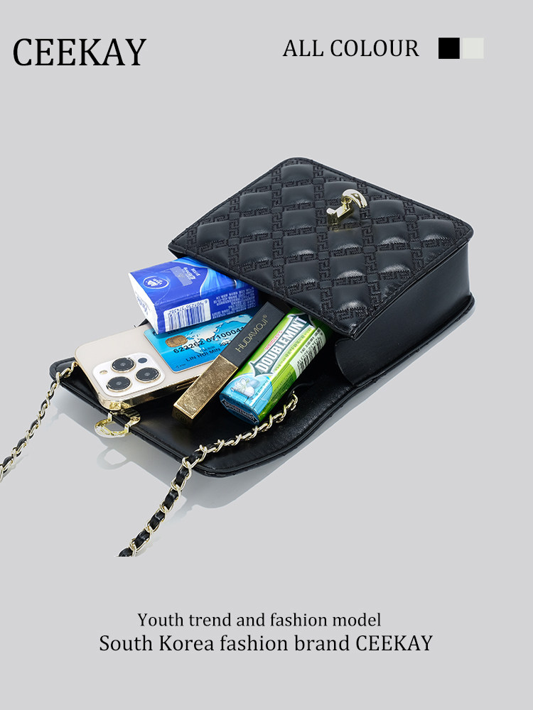 Ceekay Genuine High-End Mini Chain Bag Niche Design Small Bag for Women 2025 New Versatile Crossbody Bag