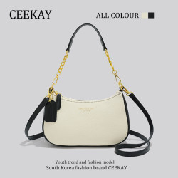 Ceekay Genuine Niche Women's Chain Underarm Bag, High-End Luxury Bag for Women, 2026 New Crossbody Bag