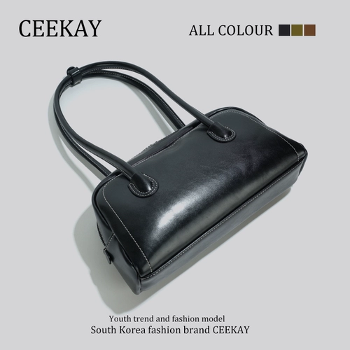 Ceekay, небольшая дизайнерская сумка для путешествий, сумка через плечо, бостонская сумка, изысканный стиль, в корейском стиле