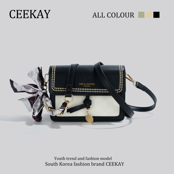 Ceekay Niche Design Cream Small Square Bag This Year's Popular Small Bag Women's Bag 2026 New Mini Crossbody Bag