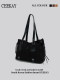 Ceekay Original High-End Work and Commuting Bag for Women 2026 New Large-Capacity Autumn and Winter Suede Tote Bag