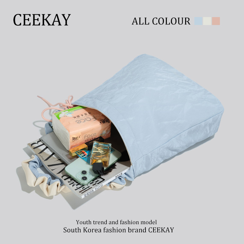 Light Luxury Niche Design Tote Bag - CEEEKAY Brand 2025 New Arrival Women's Bag in Microfiber Synthetic Leather - Thumbnail 4