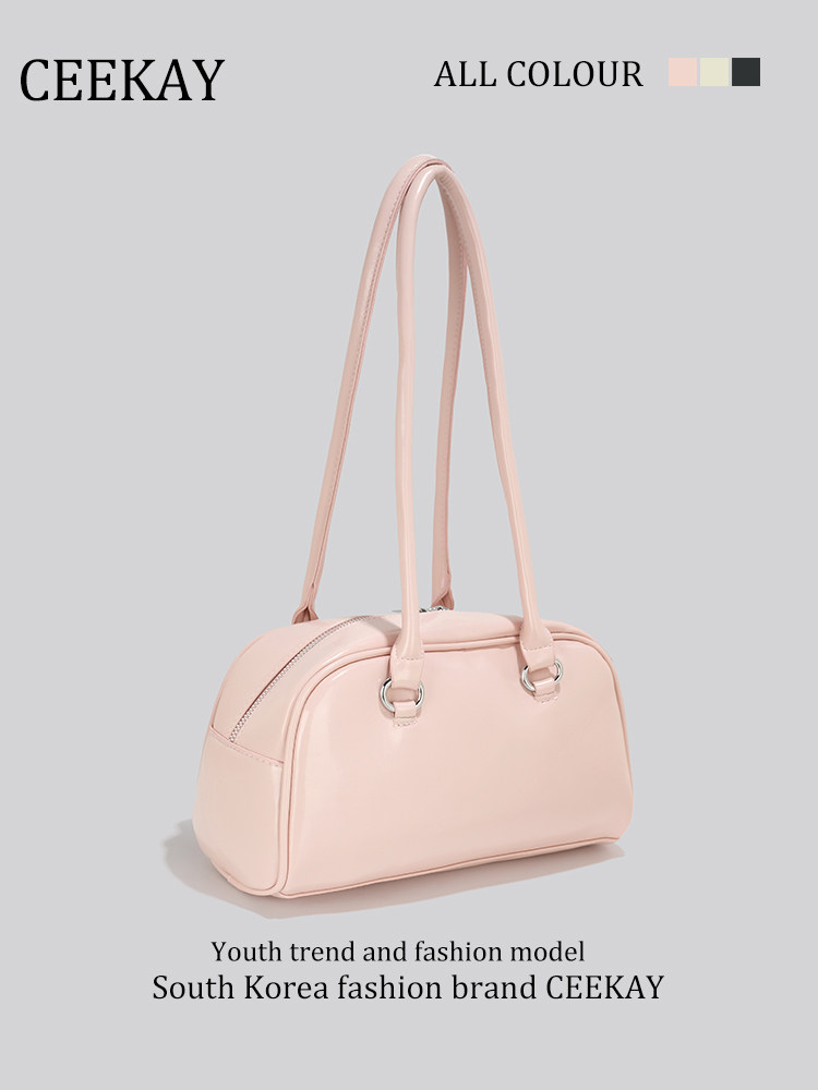 Ceekay Genuine Niche Bowling Bag Underarm Bag High-End Shoulder Bag Women's 2025 New Crossbody Bag