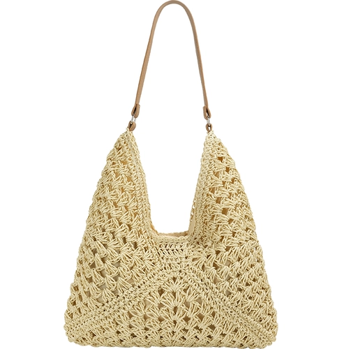 Ceekay, вместительная и большая плетеная сумка на одно плечо, летняя сумка через плечо для отдыха, пляжная сумка подмышку