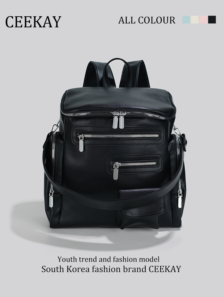 Ceekay Genuine School Bag for Middle and High School Students, Women's 2025 New Lightweight Travel Backpack, Large Capacity Backpack