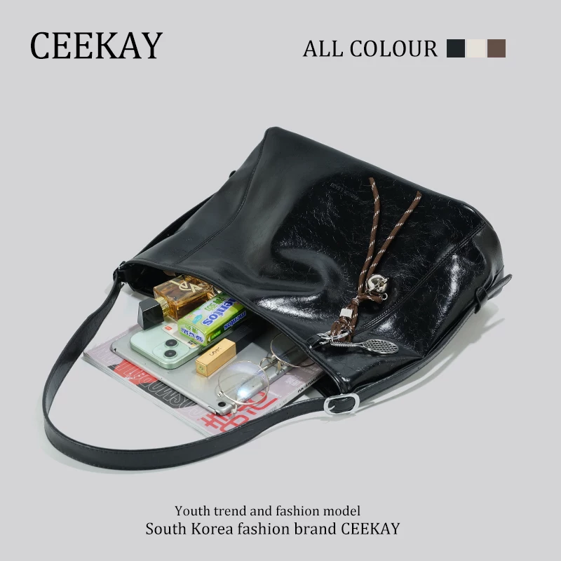Ceekay, вместительная сумка через плечо, стиль высокого качества