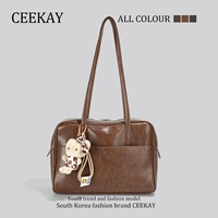 Карамельная подарочная сумка для доставки цвета карамельного цвета