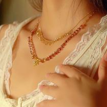 FS Jewelry 18K Gold Tourmaline Necklace