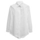 White shirt women's long-sleeved summer loose Korean version of the all-match student mid-length large size fat mm2022 spring and autumn top shirt