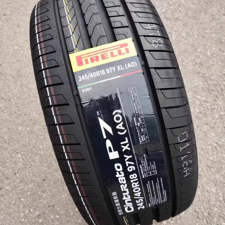 Brand New Pirelli Tires 245/40R18 97Y New P7(Ao) Original Tires for Audi A4L and Mercedes C-Class, Quiet Tires