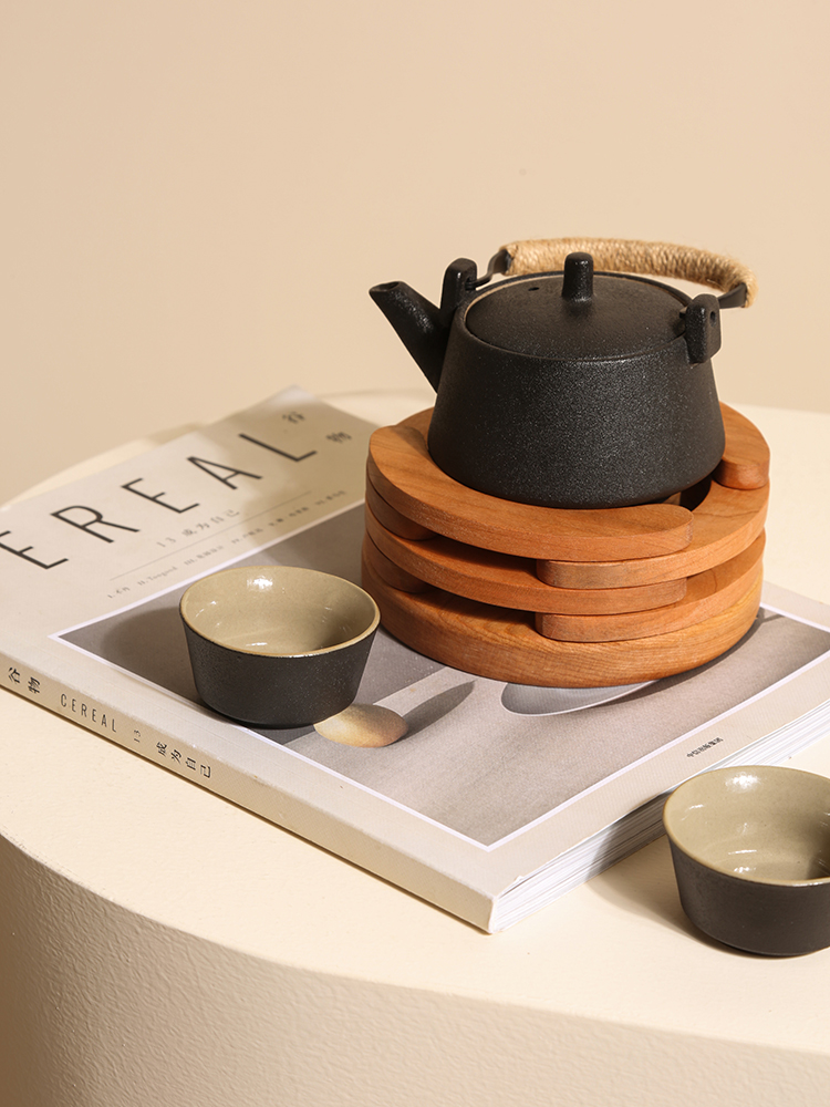 Artisan Wood Home Woody Solid Wood Creative Retro Zen Zenith Candlelit Candleholder Café Bar Decoration Pendulum