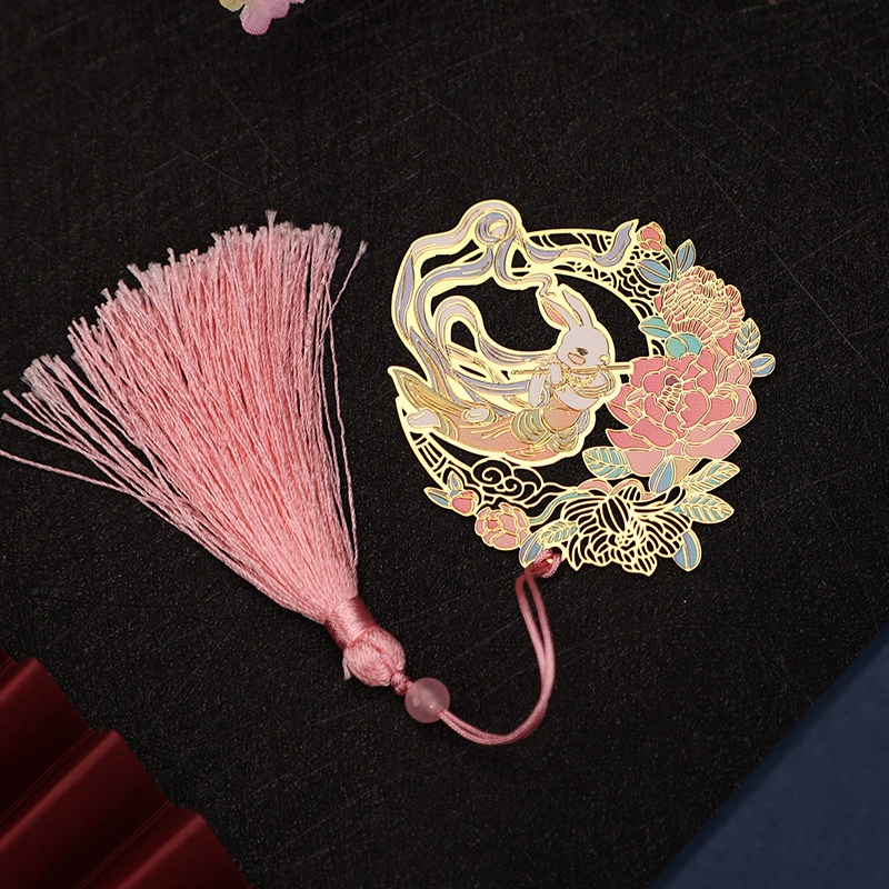 Classical Chinese style metal bookmarks creative small fresh students with antique gift lettering custom literature and art