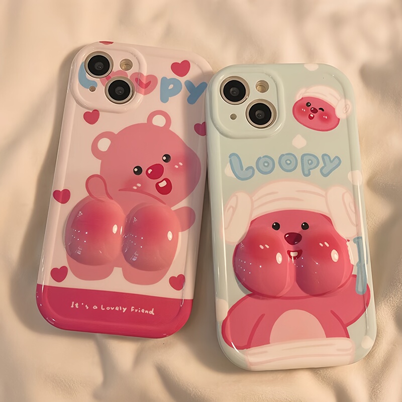 Fun Stress-Relief Loopy Phone Case Suitable for Apple 16 Pro Max, Painted 15 Pro Max New Model, 14 Pm 3D Airbag, 12 Cute, 11 Sweet Girl, iPhone 16 Protective Case Fun Stress-Relief Loopy Phone Case Suitable for Apple 16 Pro Max, Painted 15 Pro Max New Model, 14 Pm 3D Airbag, 12 Cute, 11 Sweet Girl, iPhone 16 Protective Case