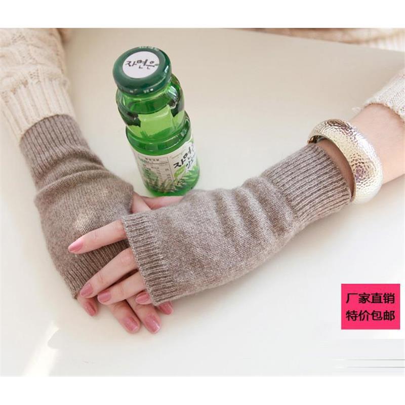 Cashmere Half-Finger Gloves for Women, Short Winter Warm Knitted Wrist Gloves for Men, Wool Fingerless Gloves for Students Typing Cashmere Half-Finger Gloves for Women, Short Winter Warm Knitted Wrist Gloves for Men, Wool Fingerless Gloves for Students Typing