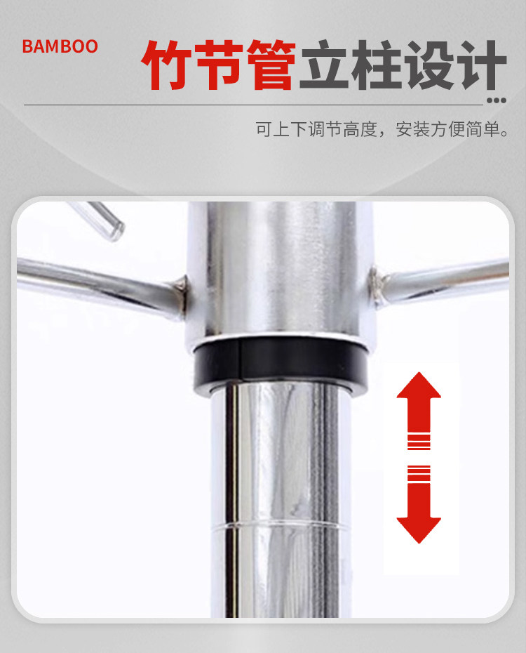 Мучительный 加粗加厚带轮周转物料车不锈钢色家用水果店电商收纳分拣手推车