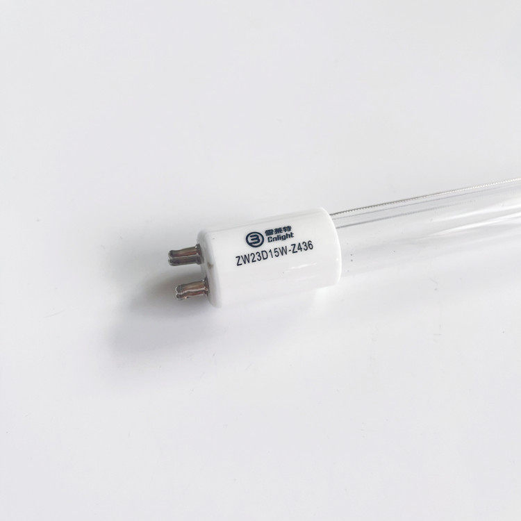雪莱特紫外线消毒灯管 ZW23D15W-Z436 水处理灯管 水箱除藻灯23W