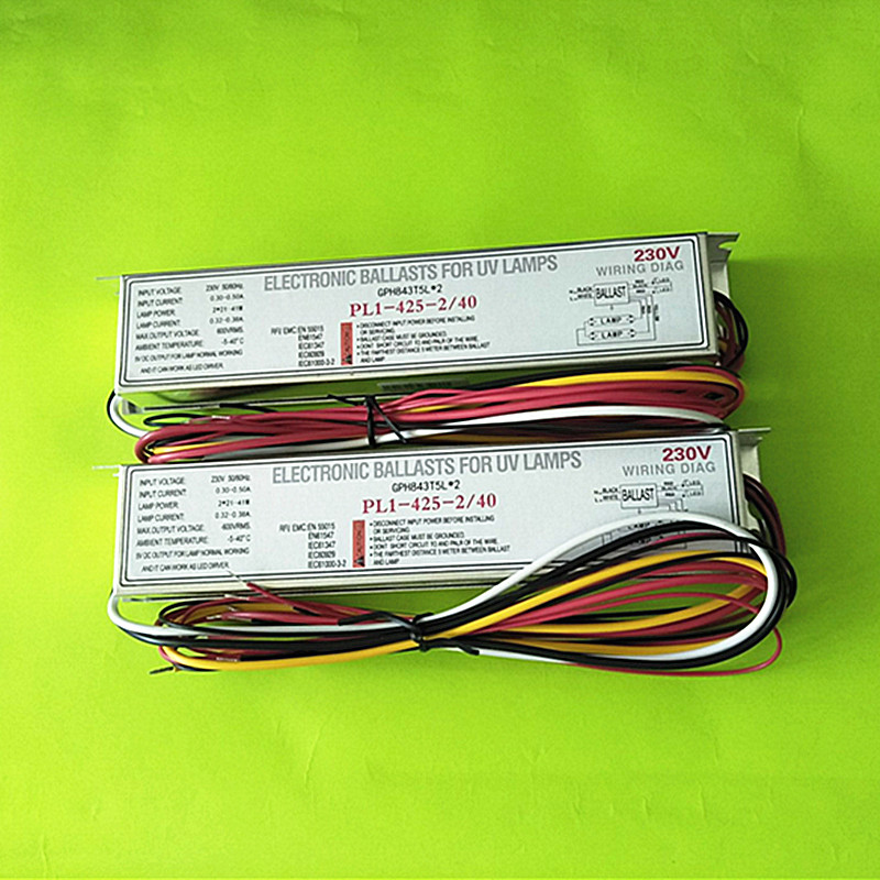 2*21W-40W紫外线灯用电子镇流器PL1-425-2/40 一拖二镇流器