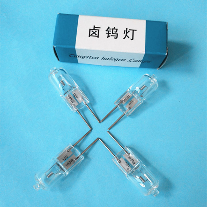 向阳牌  光学仪器米泡 12V100W 竖灯丝 卤钨灯珠 显微镜灯泡