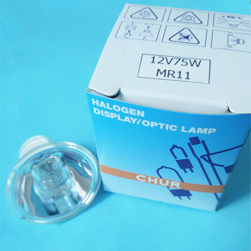 CHUR 卤素灯杯 12V75W 粗脚 镜面 显微镜灯杯 医疗仪器灯杯 MR11