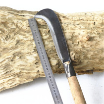Yangjiang hand-forged spring steel sickle outdoor agricultural scimitar bamboo knife tree knife hook pruning knife road cutter open knife