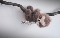 Sloth Pure Text Illustration Tutorial on Knitting Instructions for Honey Fruit Garden Stick and Needle Dolls