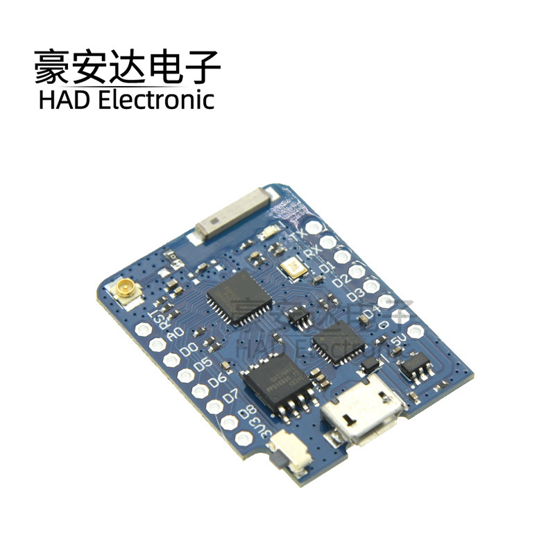 D1 mini Pro 4m16m外部天线连接 ESP8266无线物联网CP2104 CH9102