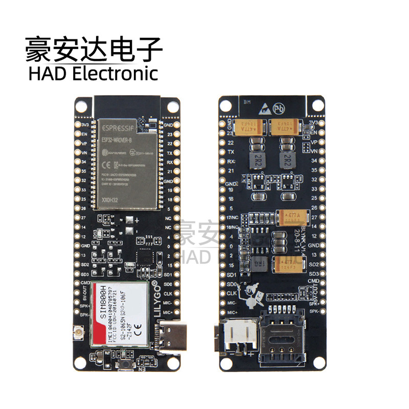 TTGO T-Call V1.4ESP32无线通信模块FPC天线SIM Card SIM800L模块